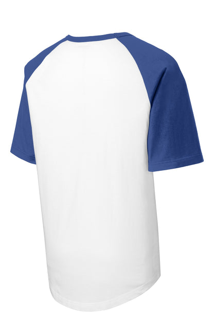 Sport-Tek Short Sleeve Colorblock Raglan Jersey. T201