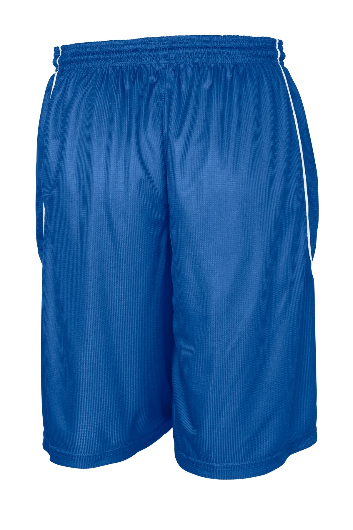 Sport-Tek Youth PosiCharge Mesh Reversible Spliced Short. YT565