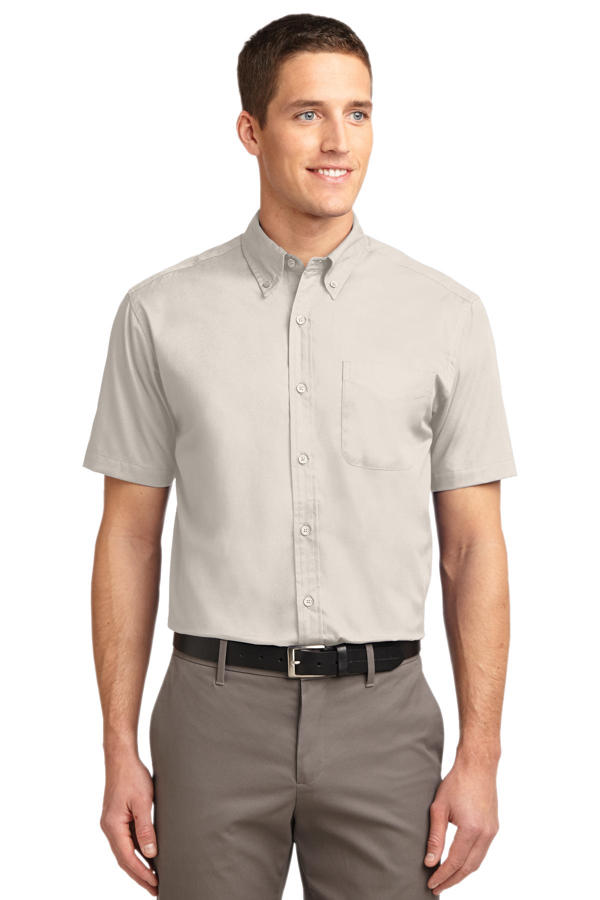 Port Authority Tall Short Sleeve Easy Care Shirt. TLS508