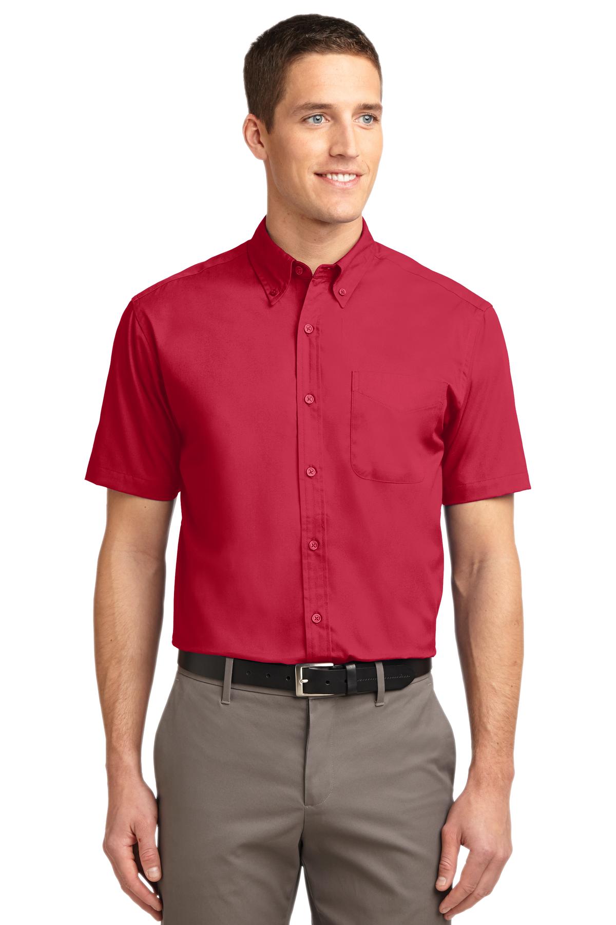 Port Authority Tall Short Sleeve Easy Care Shirt. TLS508