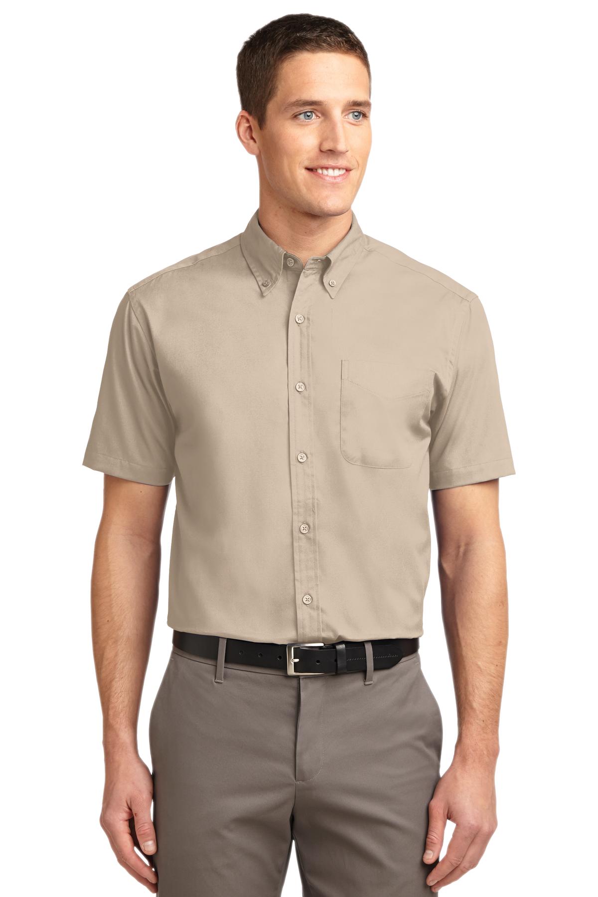 Port Authority Tall Short Sleeve Easy Care Shirt. TLS508