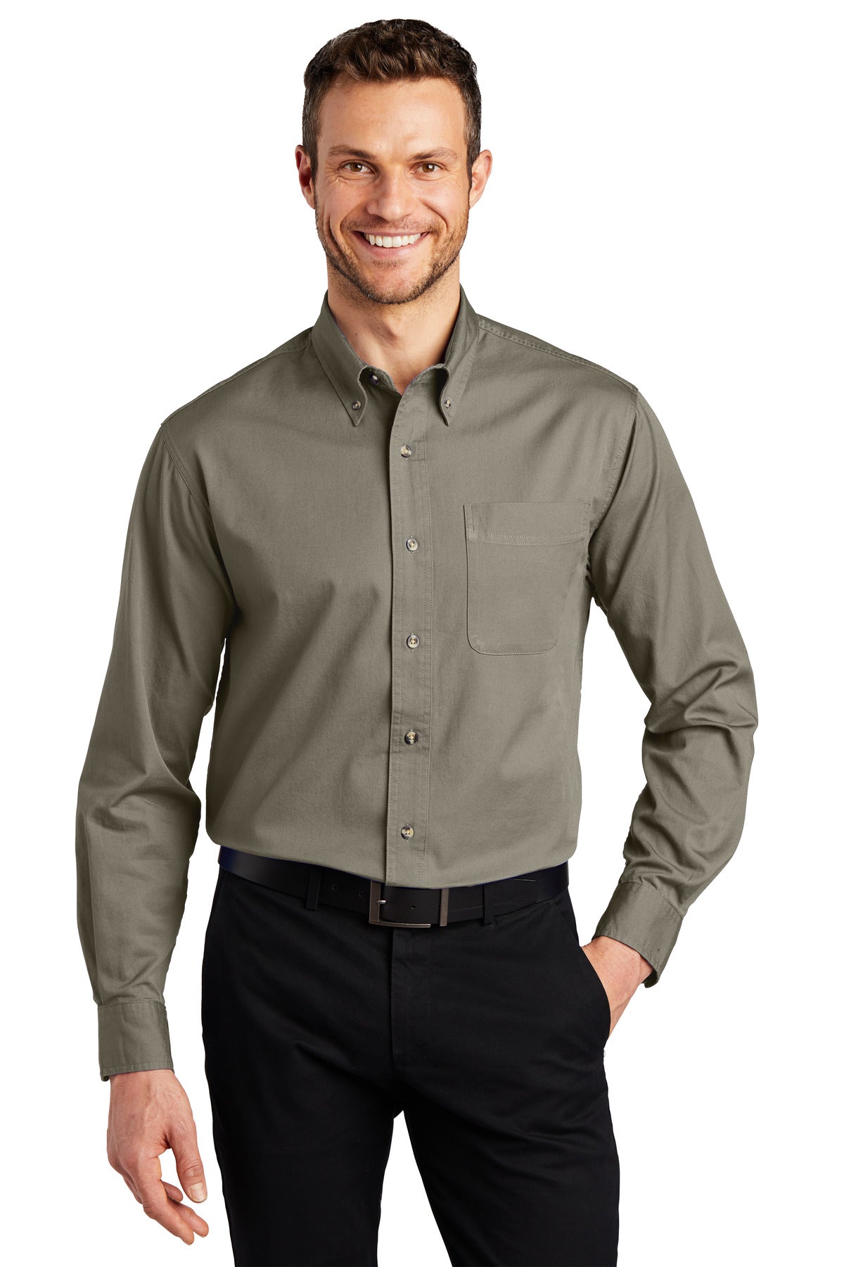 Port Authority Tall Long Sleeve Twill Shirt. TLS600T