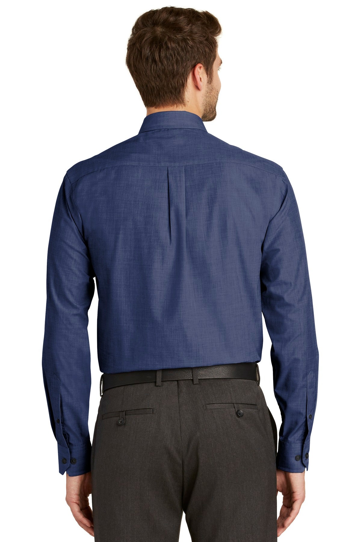 Port Authority Tall Crosshatch Easy Care Shirt. TLS640