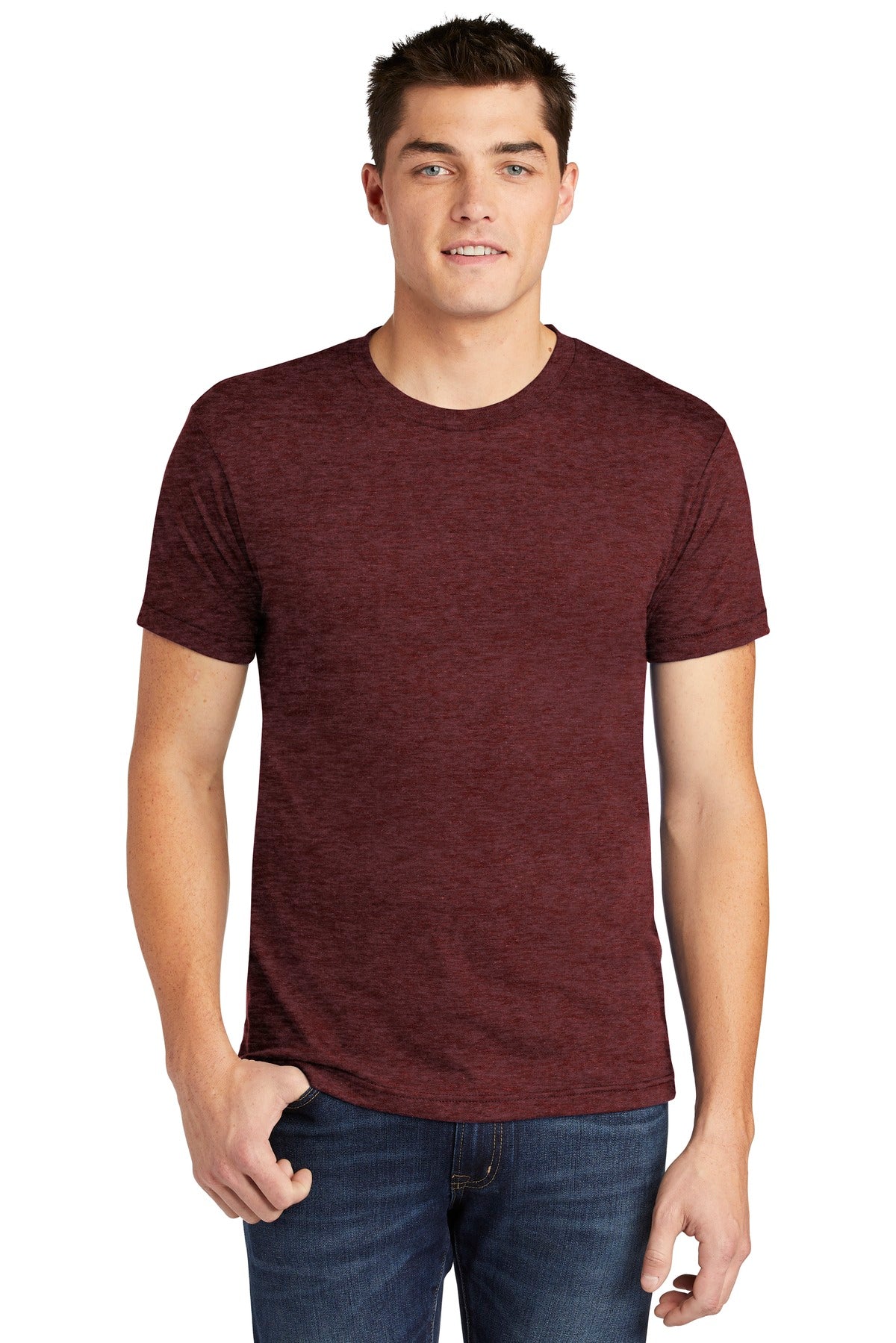 American Apparel Tri-Blend Short Sleeve Track T-Shirt. TR401W