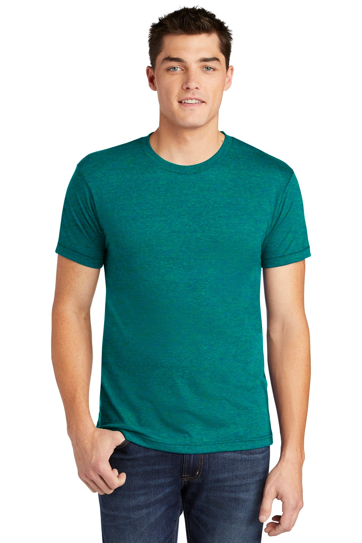 American Apparel Tri-Blend Short Sleeve Track T-Shirt. TR401W