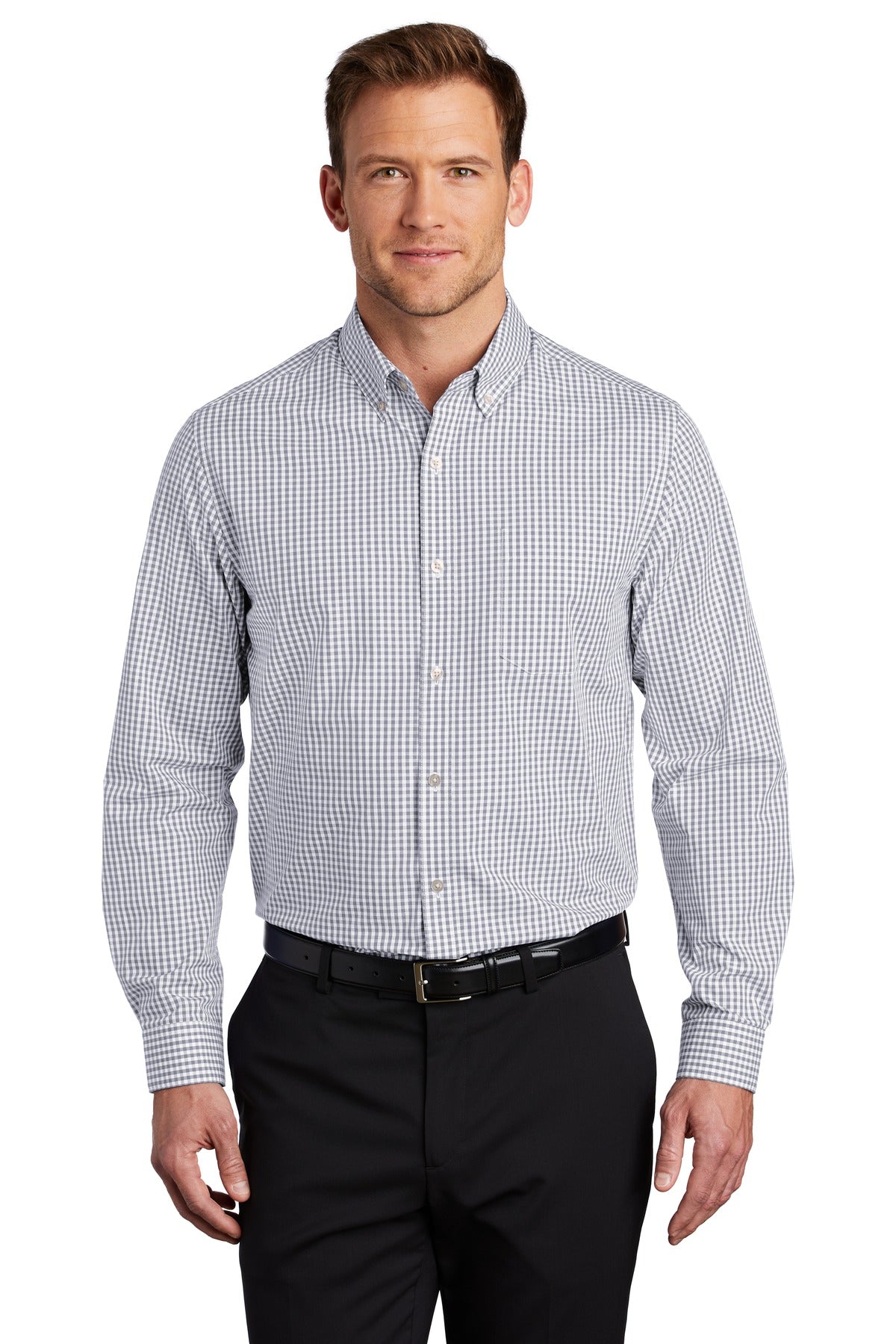 Port Authority Broadcloth Gingham Easy Care Shirt W644