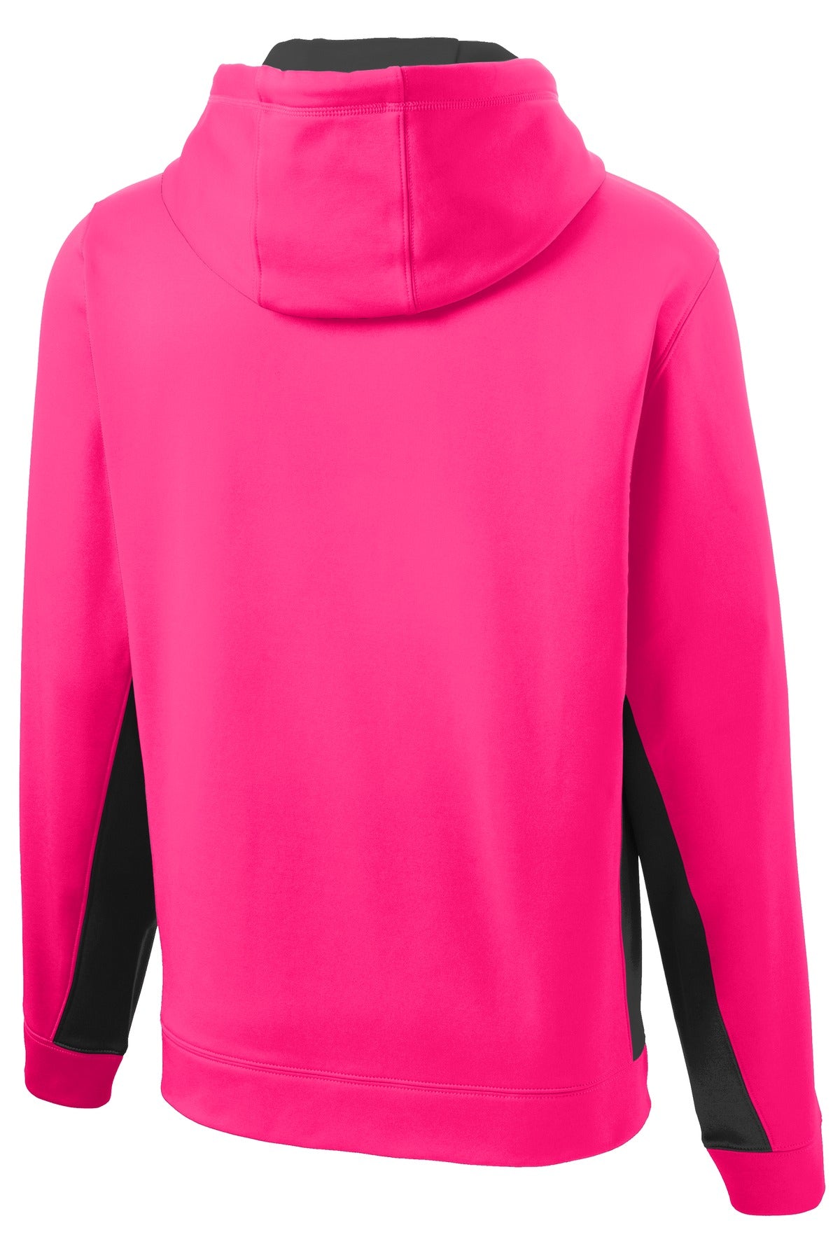Sport-Tek Youth Sport-Wick Fleece Colorblock Hooded Pullover. YST235