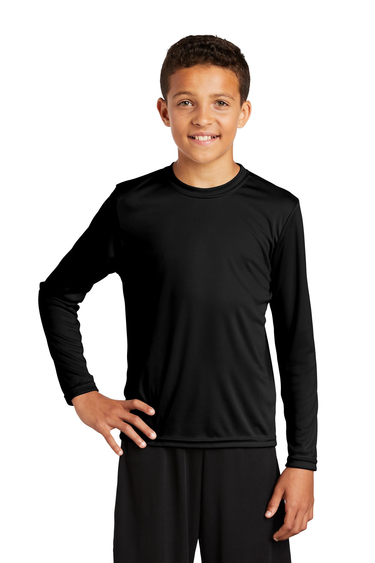 Sport-Tek Youth Long Sleeve PosiCharge Competitor™ Tee. YST350LS