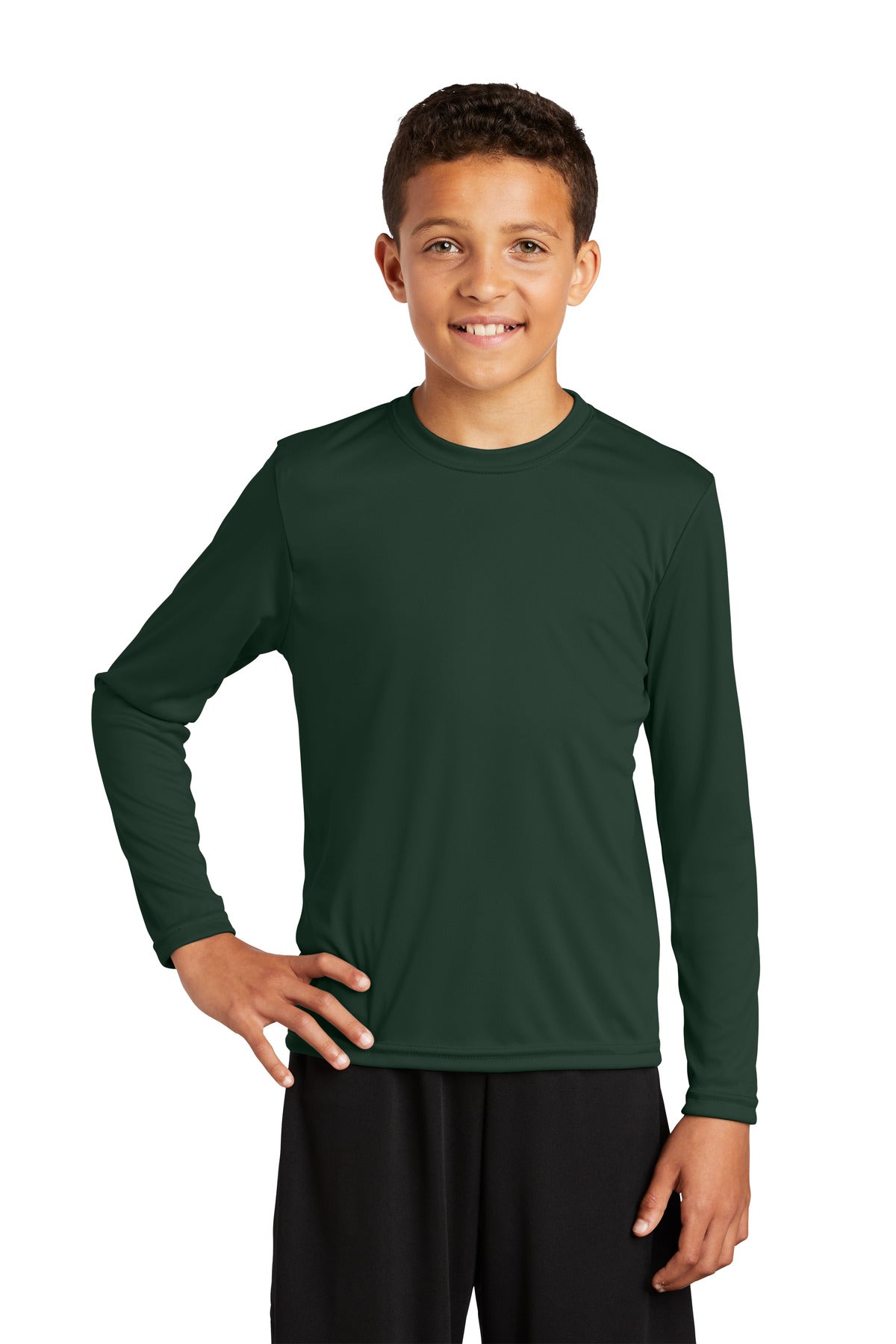 Sport-Tek Youth Long Sleeve PosiCharge Competitor™ Tee. YST350LS