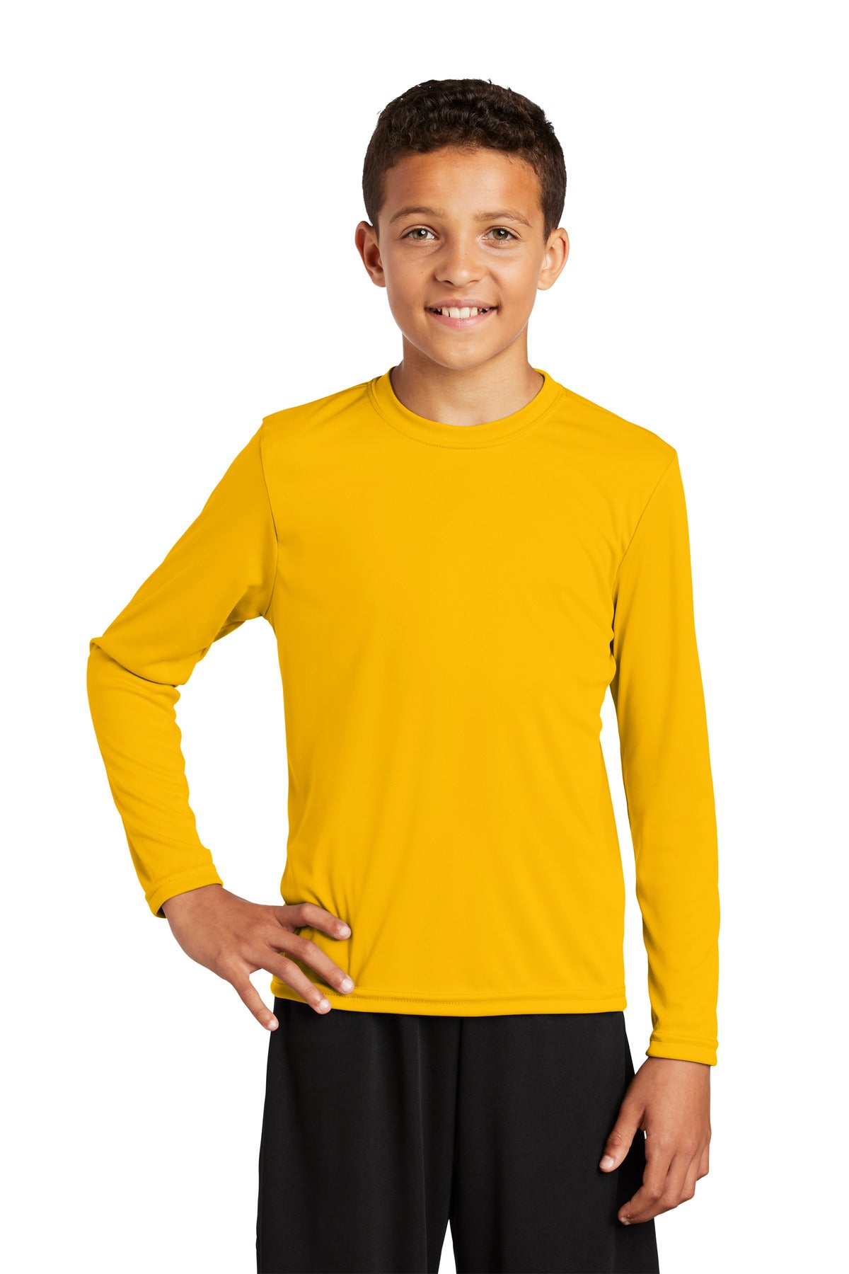 Sport-Tek Youth Long Sleeve PosiCharge Competitor™ Tee. YST350LS