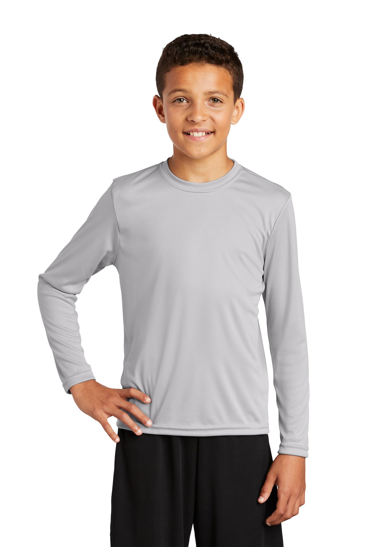 Sport-Tek Youth Long Sleeve PosiCharge Competitor™ Tee. YST350LS