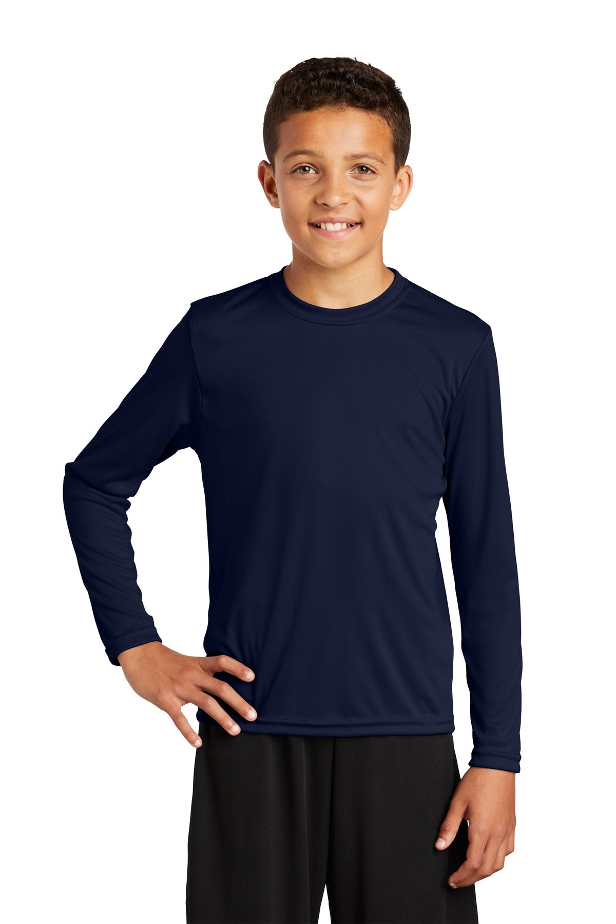 Sport-Tek Youth Long Sleeve PosiCharge Competitor™ Tee. YST350LS