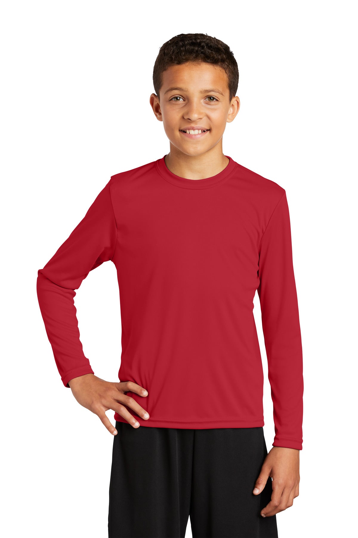 Sport-Tek Youth Long Sleeve PosiCharge Competitor™ Tee. YST350LS