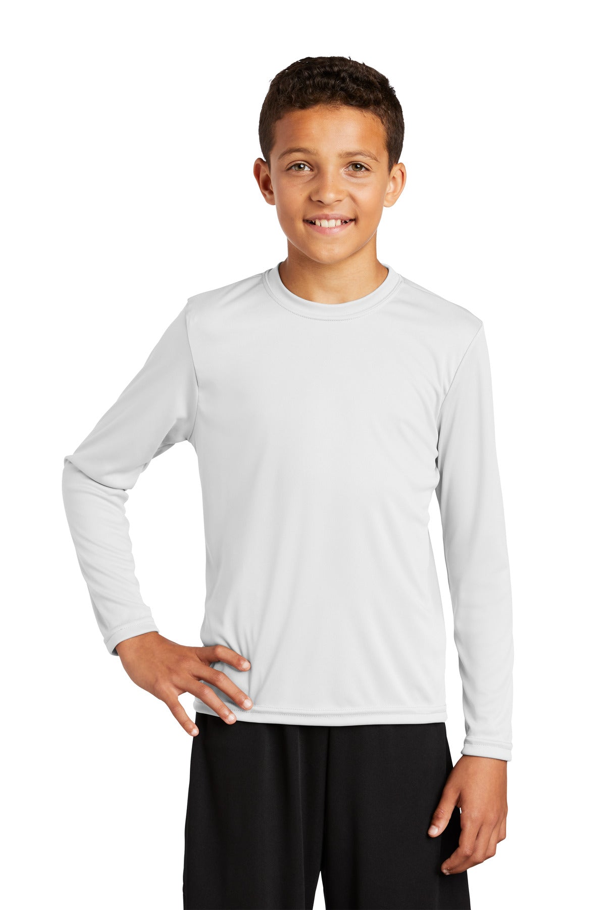 Sport-Tek Youth Long Sleeve PosiCharge Competitor™ Tee. YST350LS