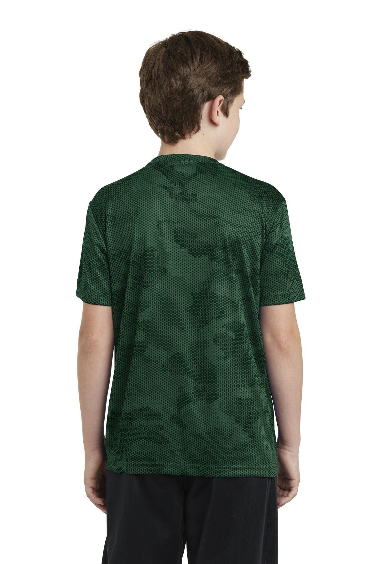 Sport-Tek Youth CamoHex Tee. YST370