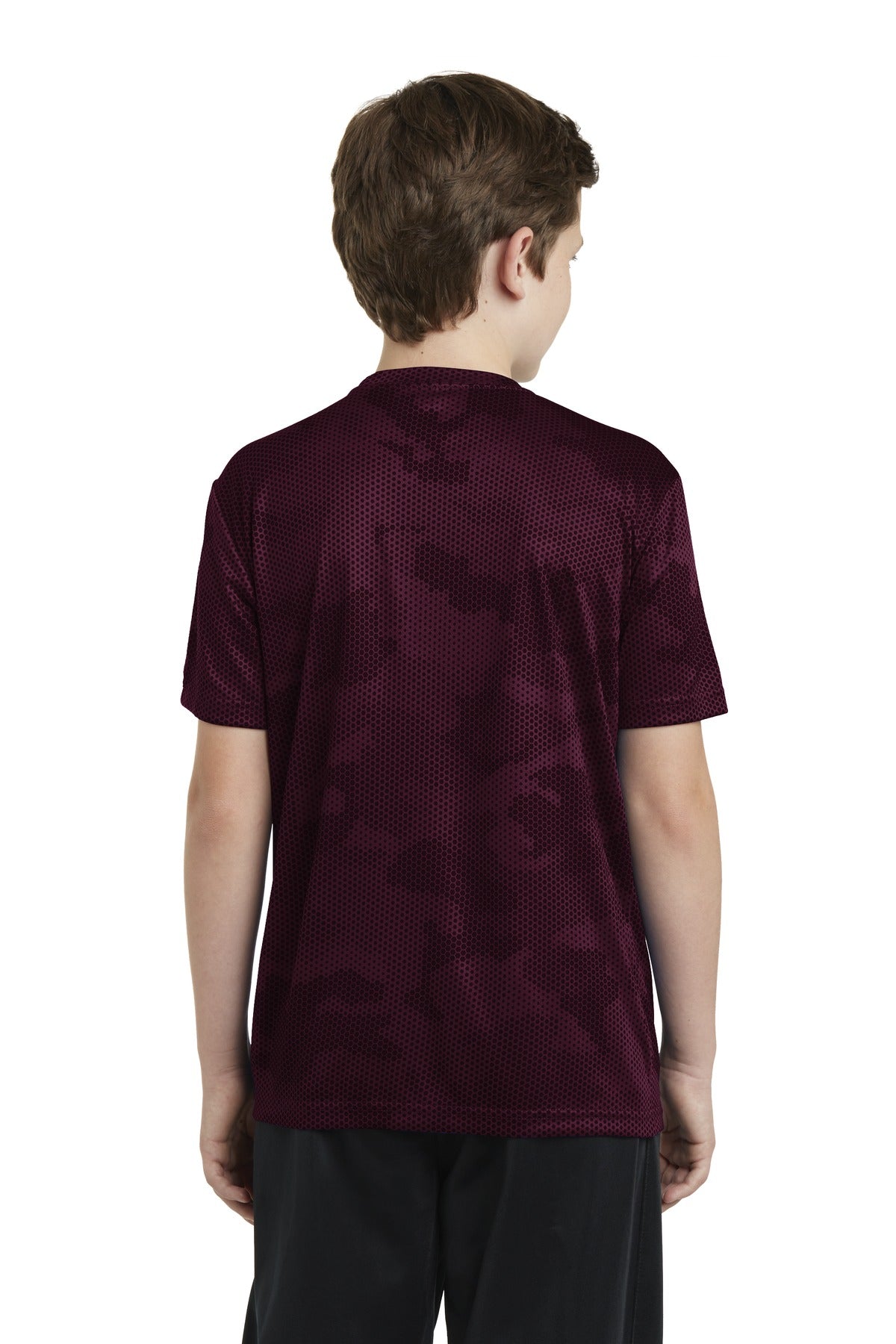 Sport-Tek Youth CamoHex Tee. YST370