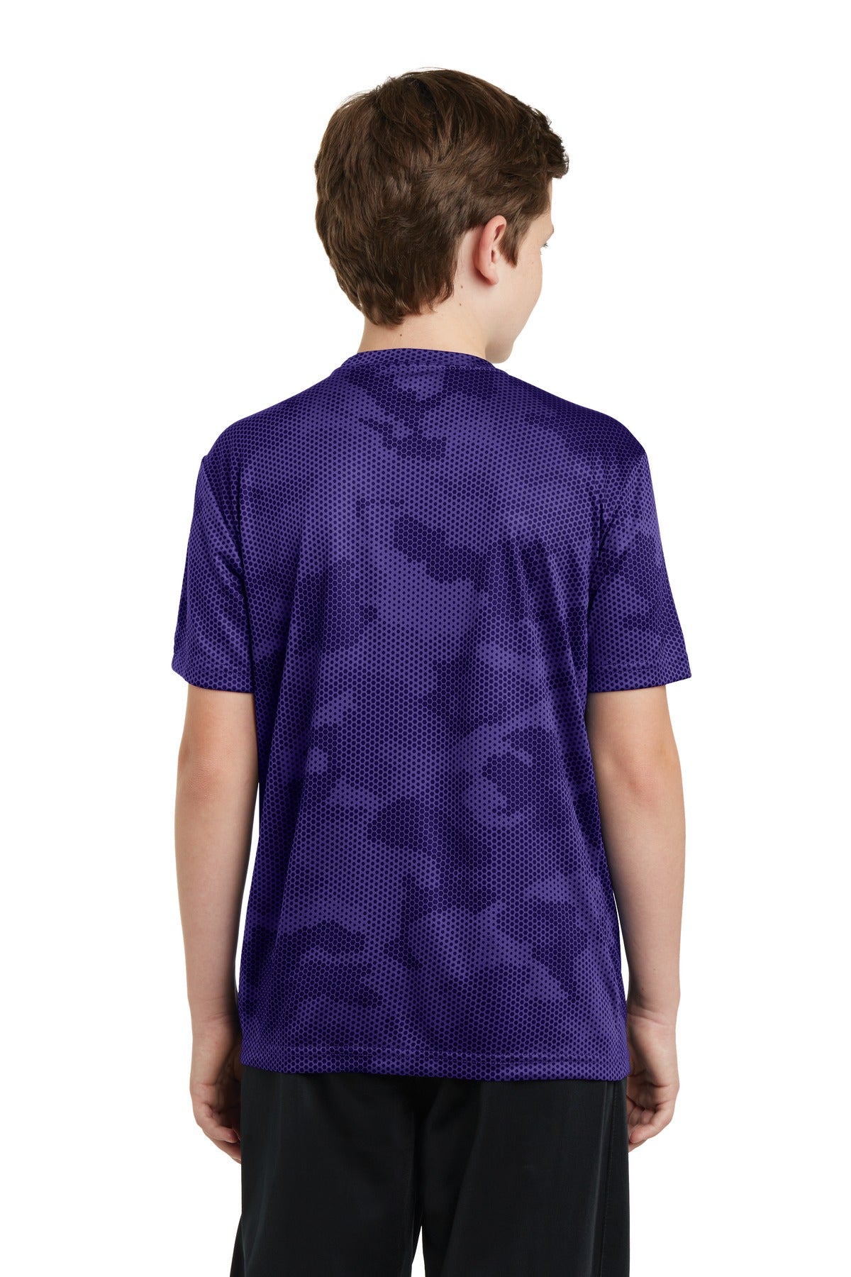 Sport-Tek Youth CamoHex Tee. YST370