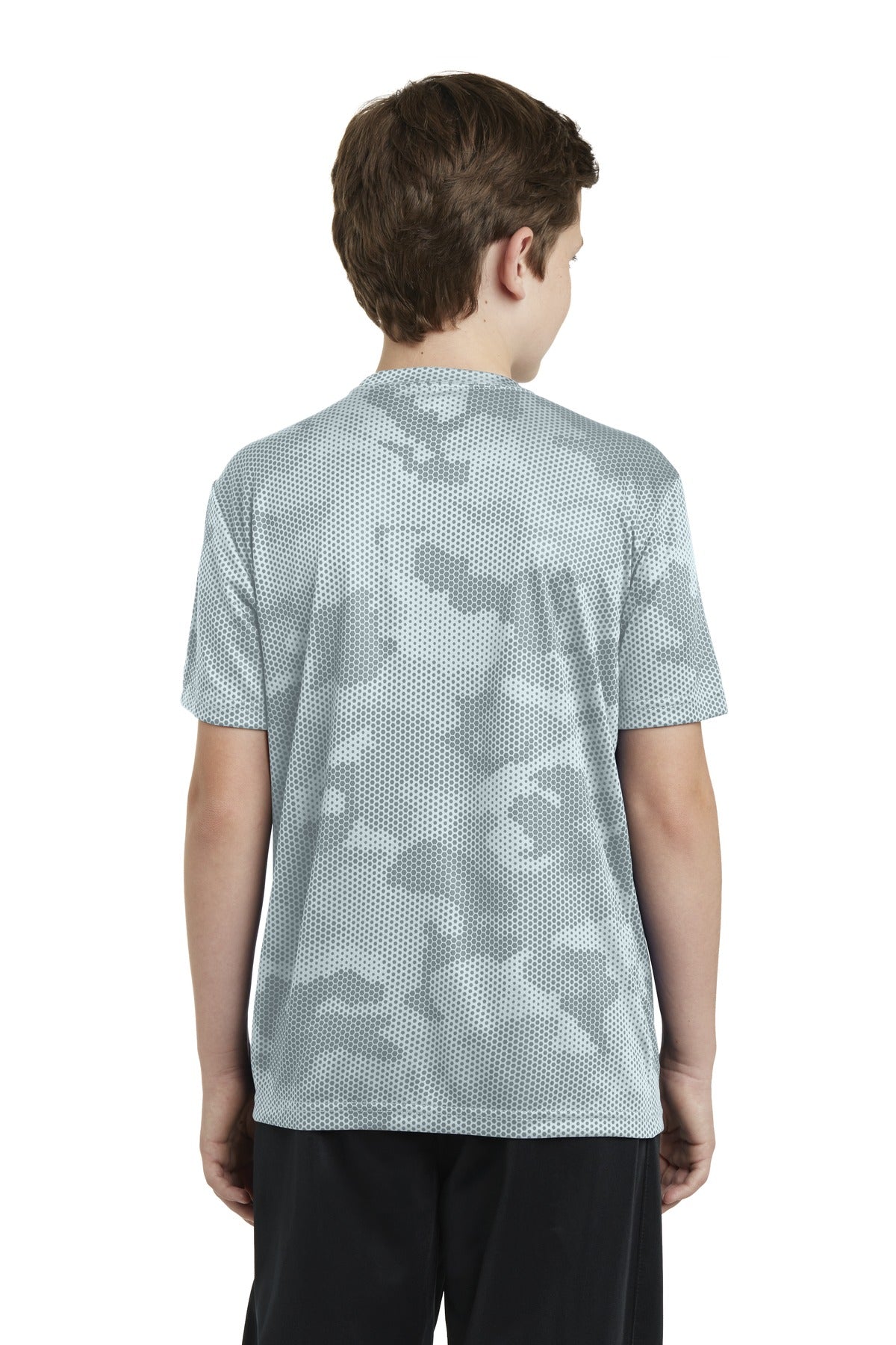 Sport-Tek Youth CamoHex Tee. YST370