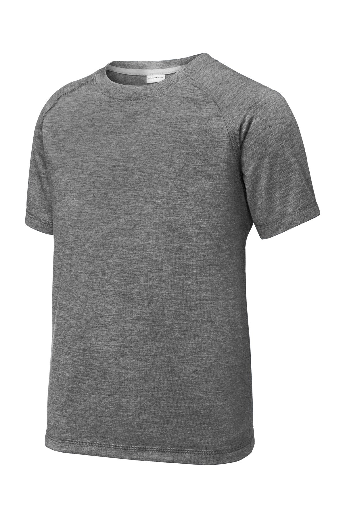 Sport-Tek Youth PosiCharge Tri-Blend Wicking Raglan Tee. YST400