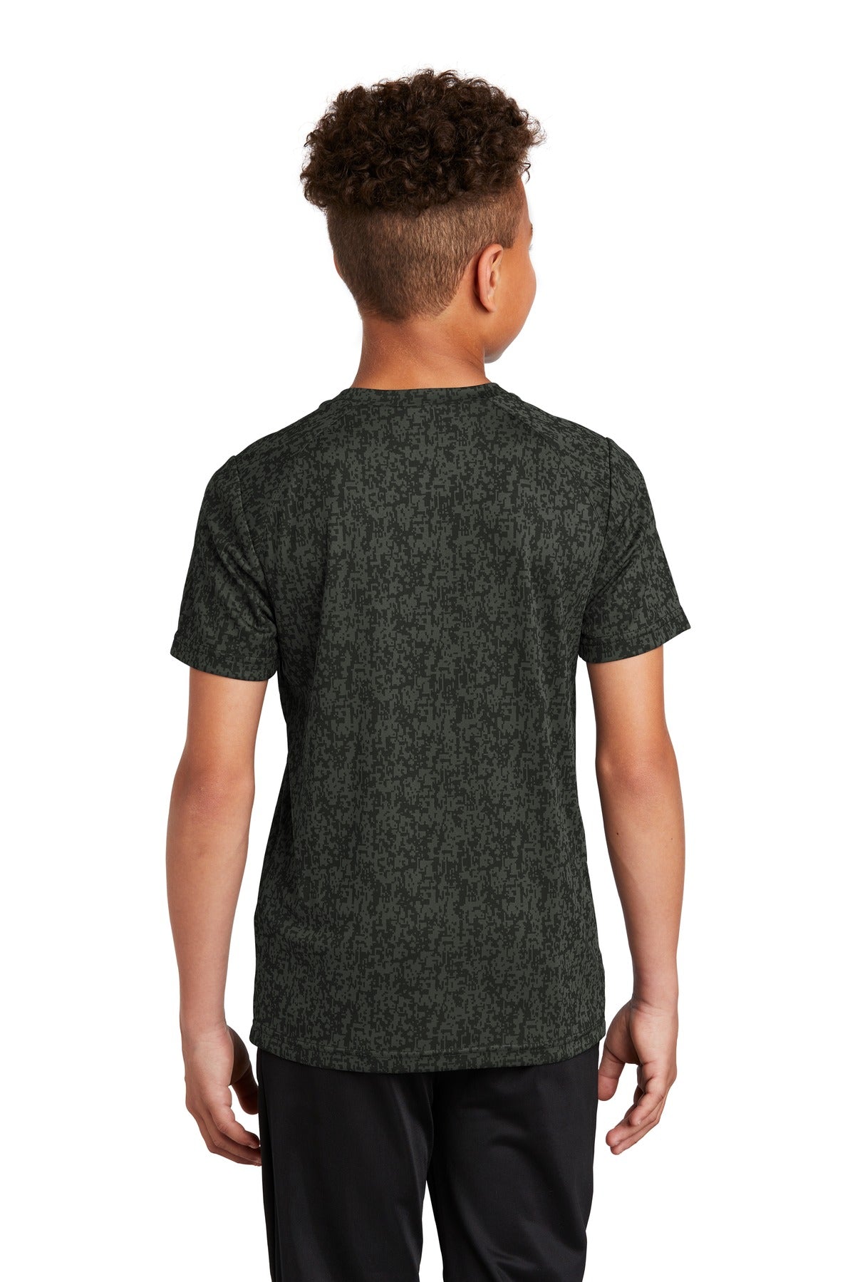 Sport-Tek Youth Digi Camo Tee. YST460