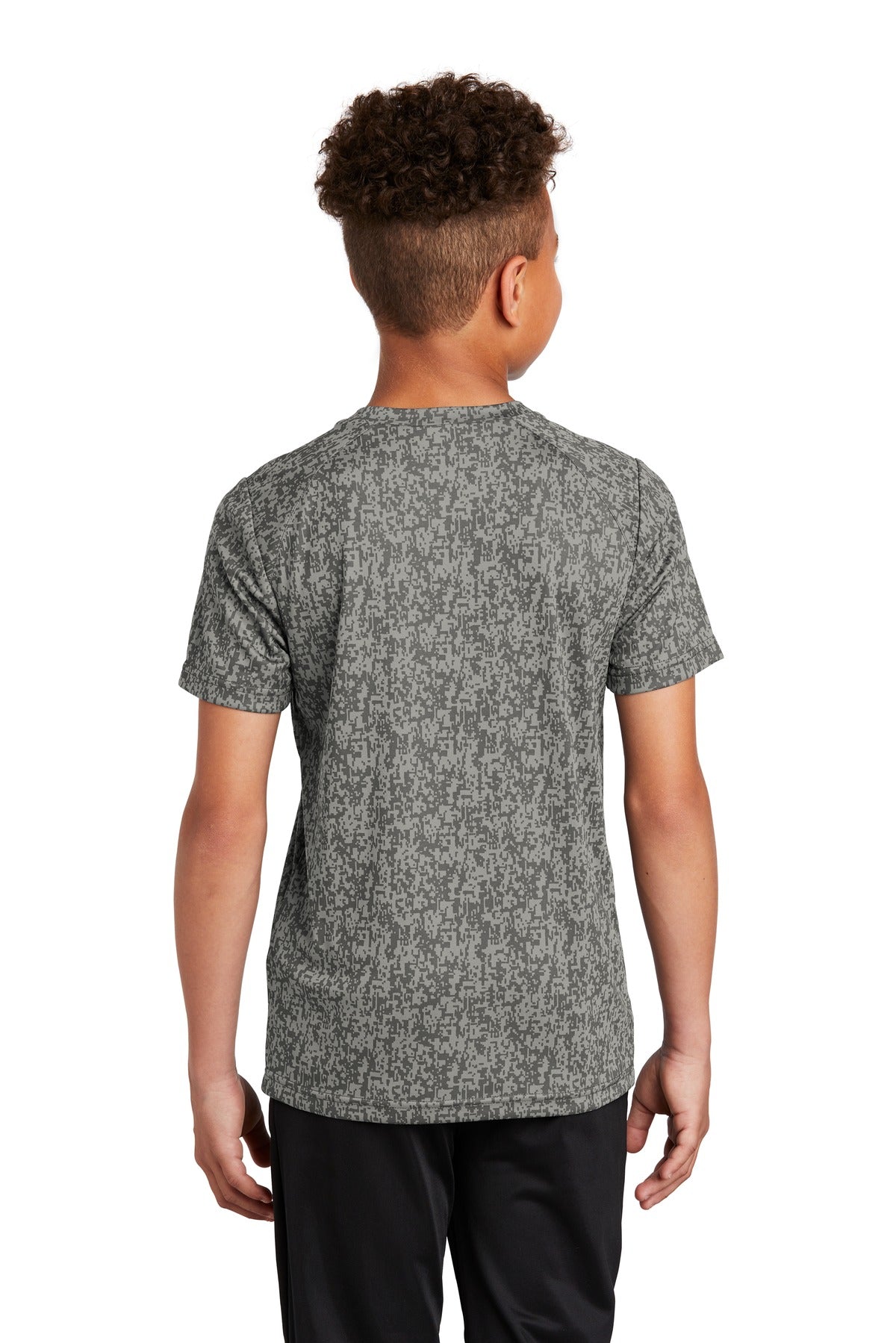 Sport-Tek Youth Digi Camo Tee. YST460