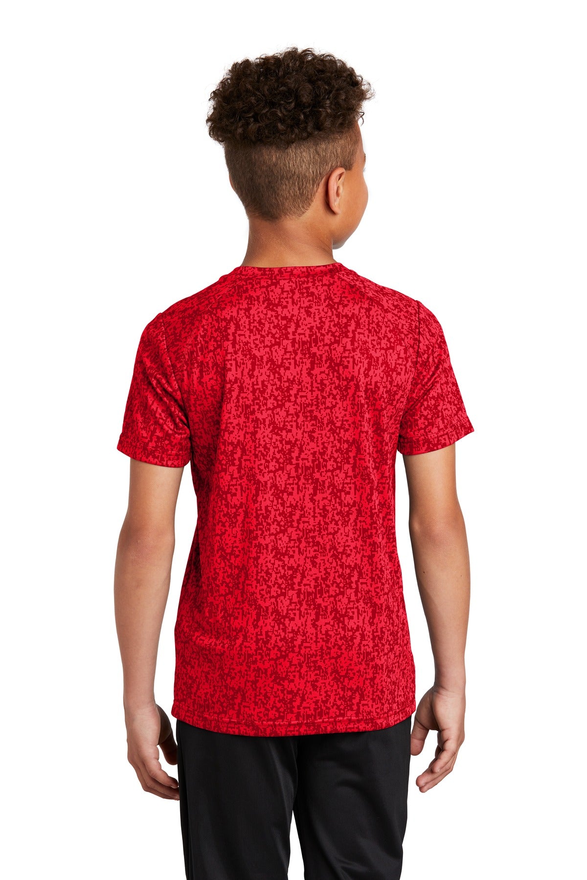 Sport-Tek Youth Digi Camo Tee. YST460