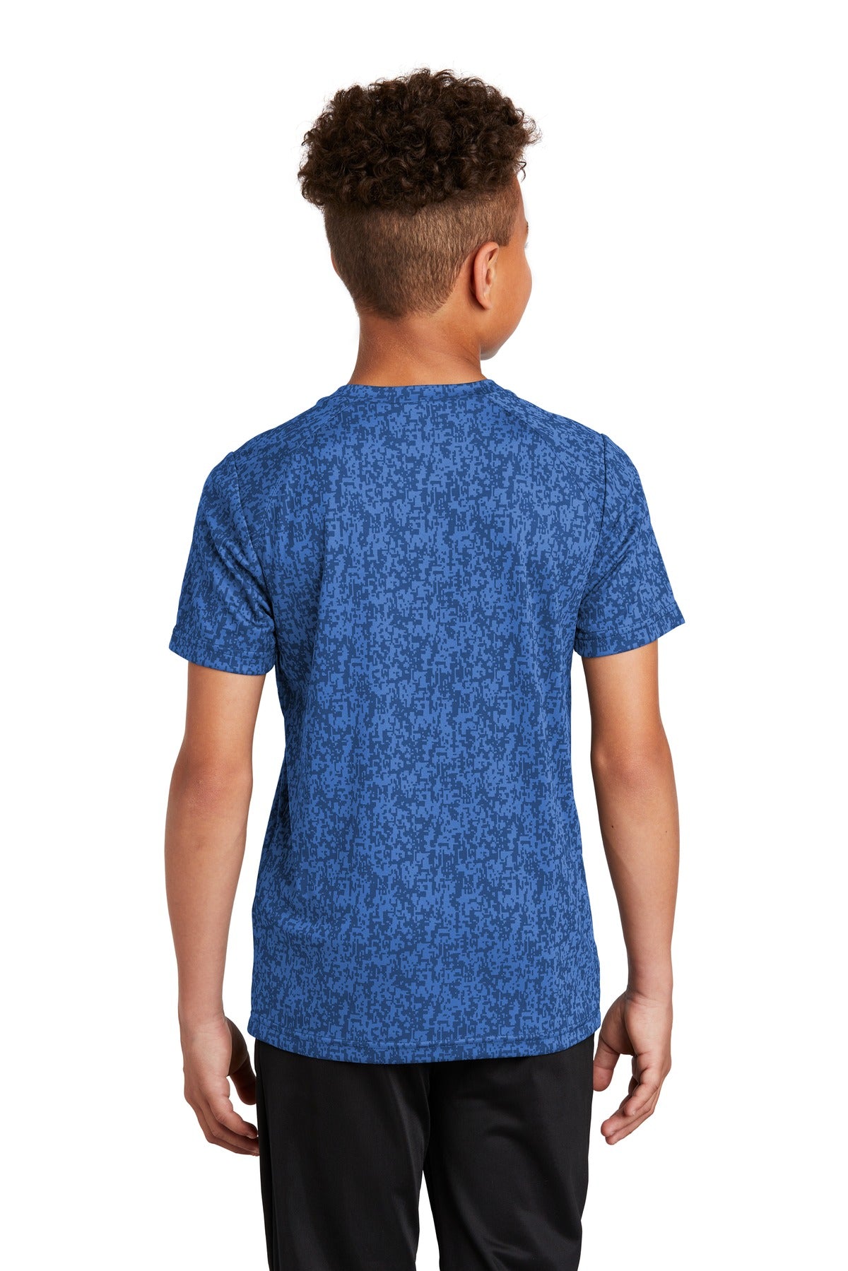 Sport-Tek Youth Digi Camo Tee. YST460