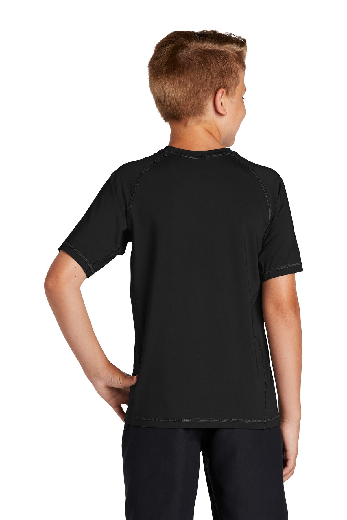 Sport-Tek Youth Rashguard Tee. YST470