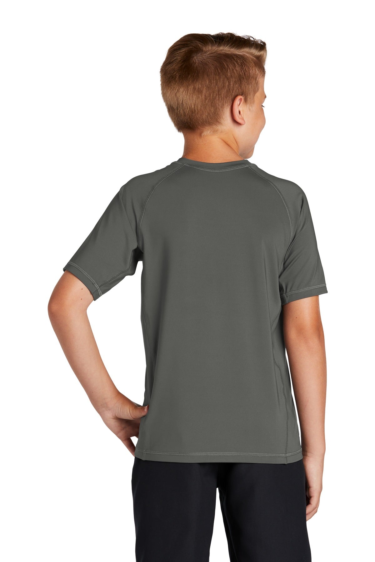 Sport-Tek Youth Rashguard Tee. YST470