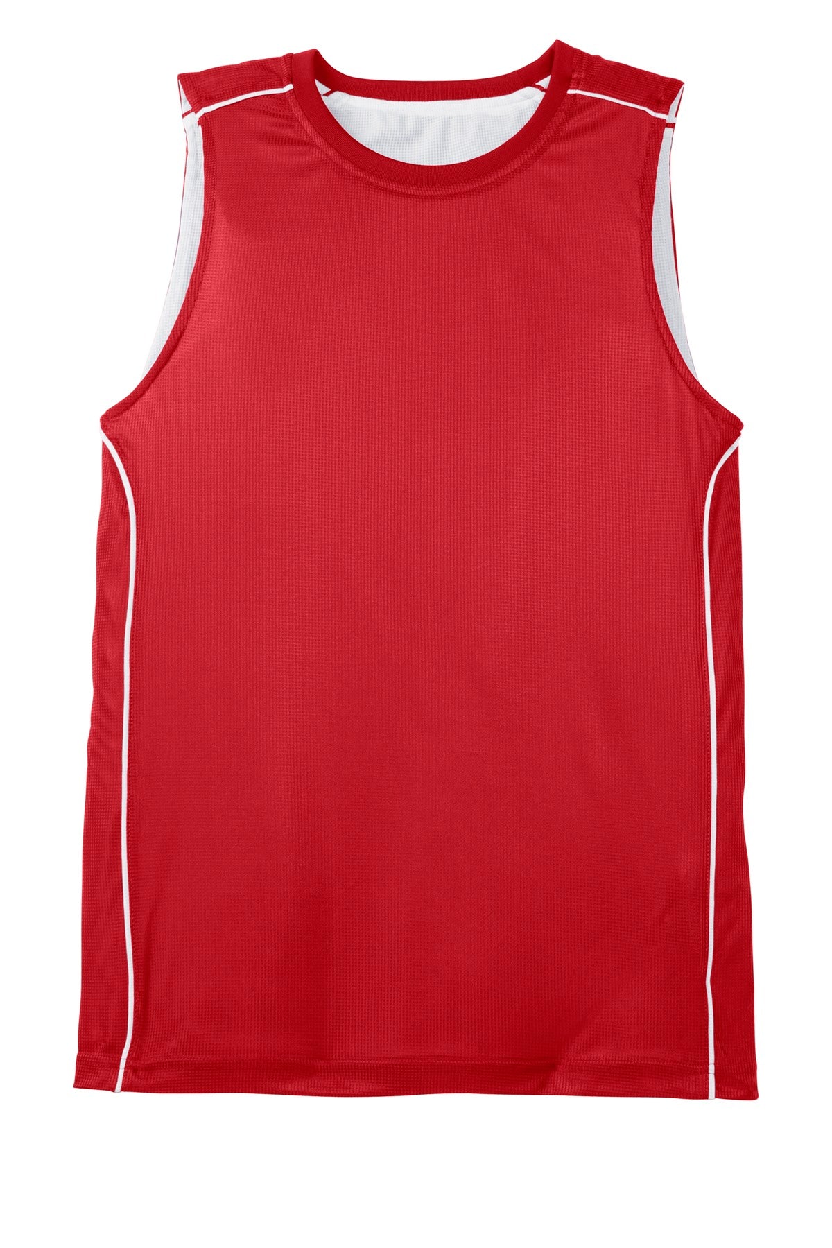 Sport-Tek Youth PosiCharge Mesh Reversible Sleeveless Tee. YT555