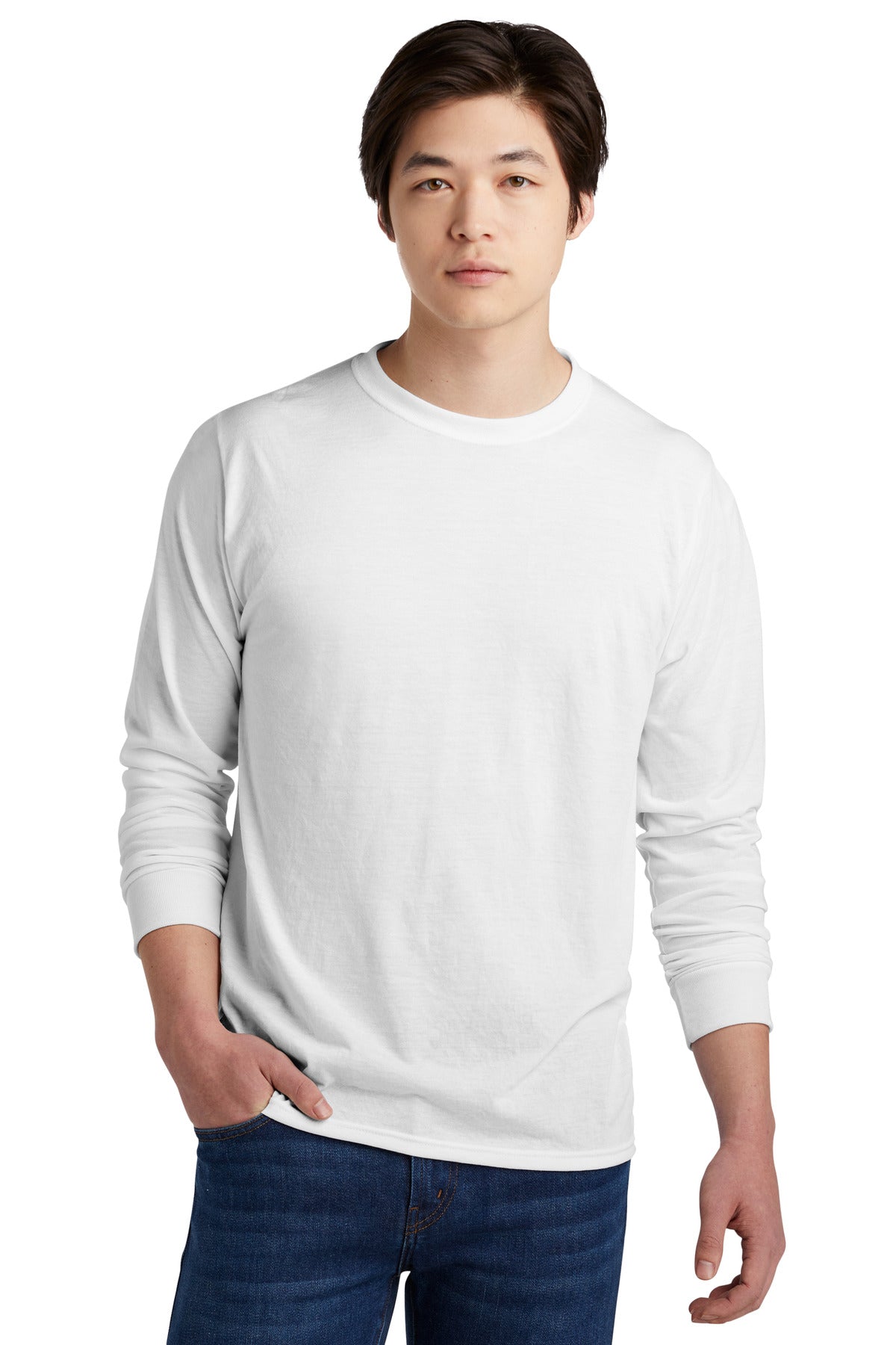 Jerzees Dri-Power 100% Polyester Long Sleeve T-Shirt 21LS