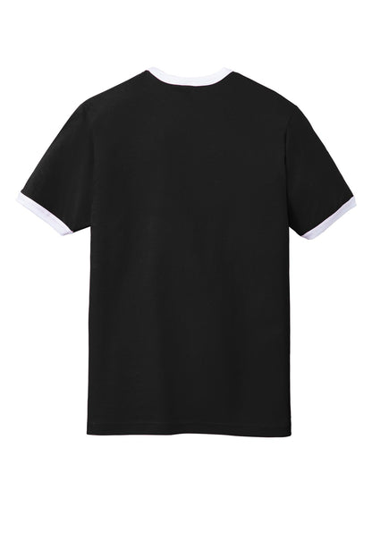 American Apparel Fine Jersey Ringer T-Shirt. 2410W