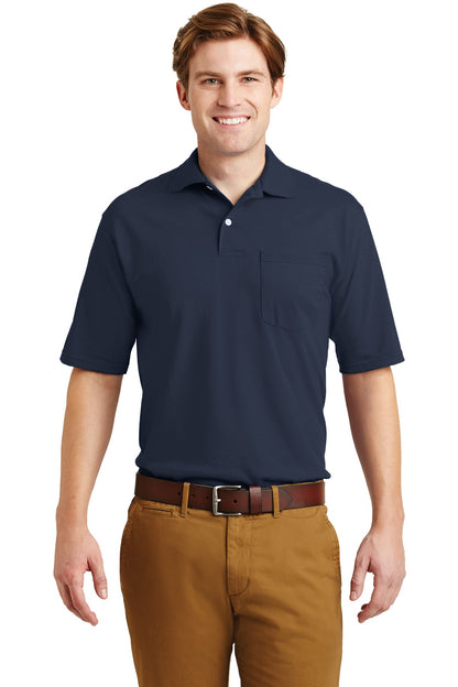 Jerzees -SpotShield™ 5.4-Ounce Jersey Knit Sport Shirt with Pocket. 436MP