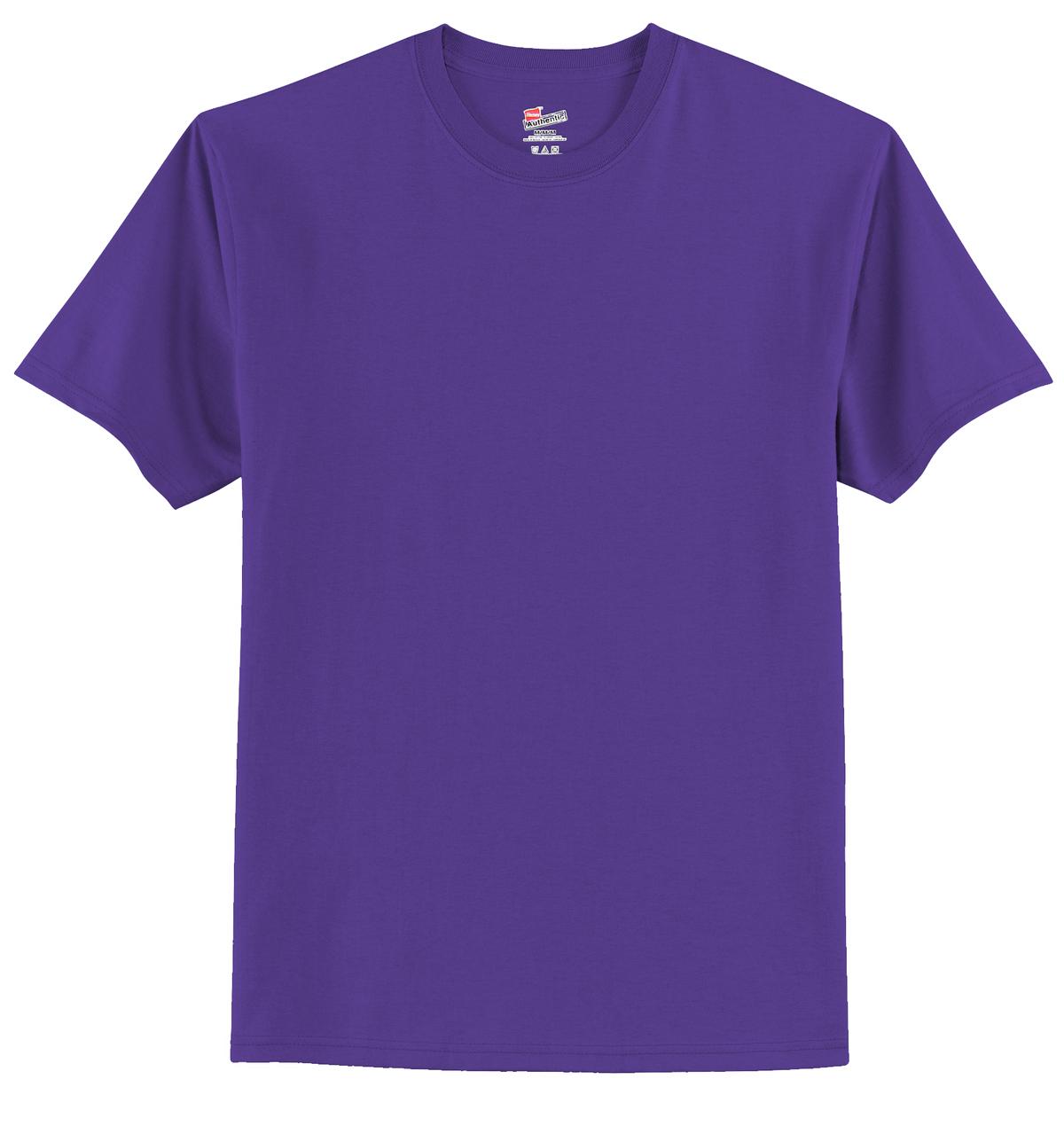 Hanes - Authentic 100% Cotton T-Shirt. 5250