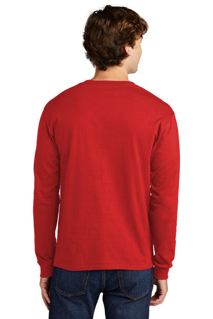 Hanes Essential-T 100% Cotton Long Sleeve T-Shirt 5286