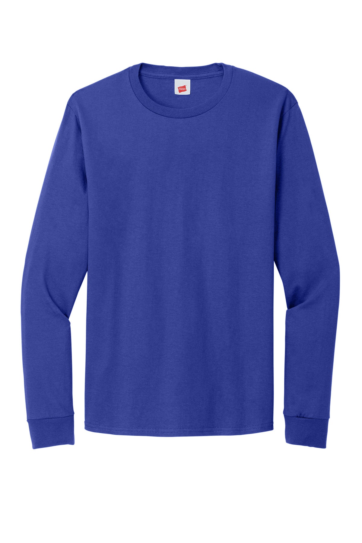 Hanes Essential-T 100% Cotton Long Sleeve T-Shirt 5286