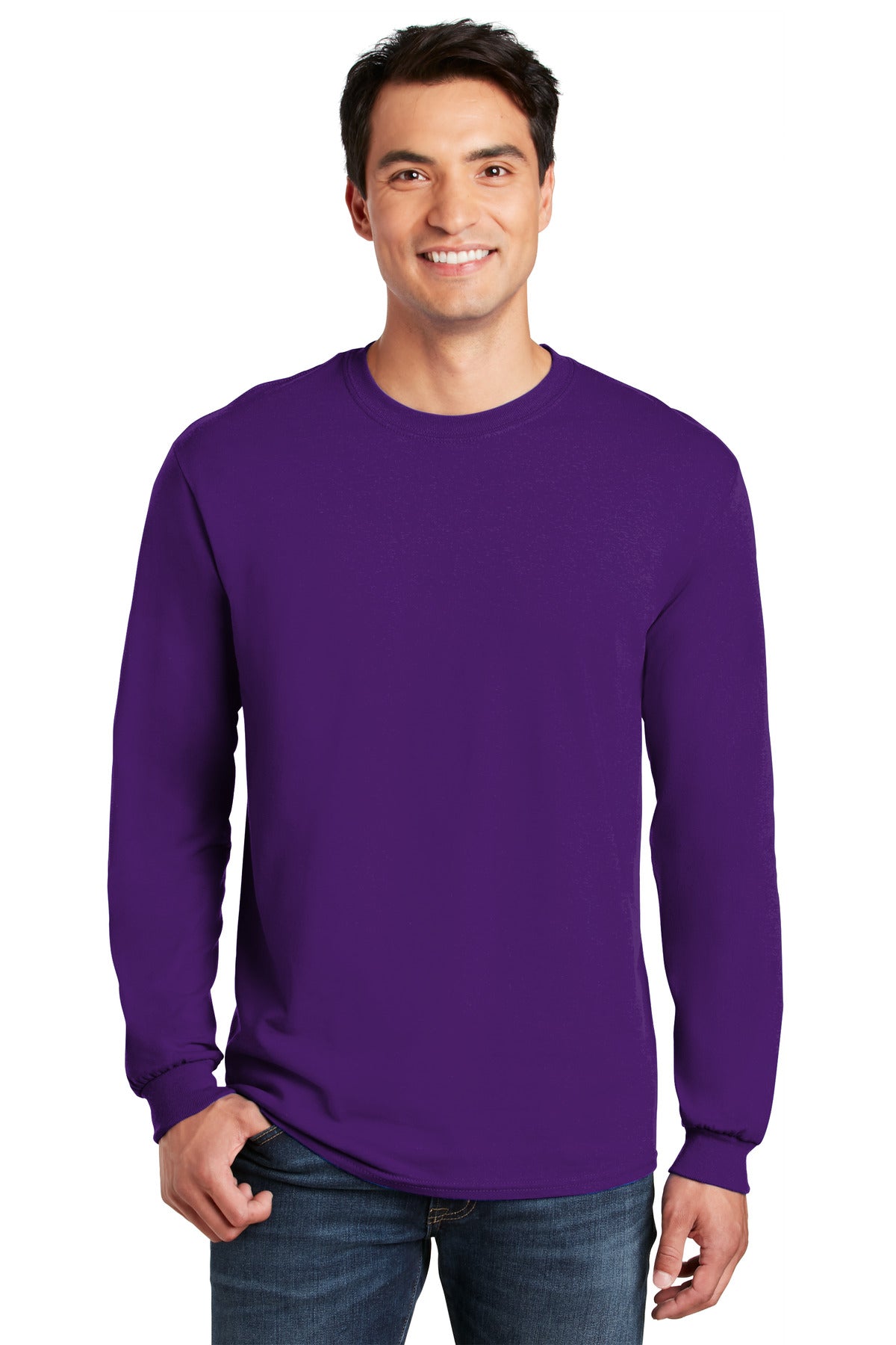 Gildan - Heavy Cotton™ 100% Cotton Long Sleeve T-Shirt. 5400