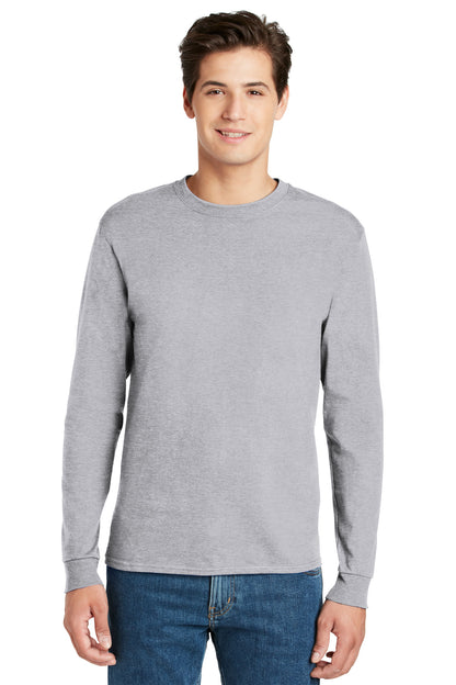 Hanes - Authentic 100% Cotton Long Sleeve T-Shirt. 5586