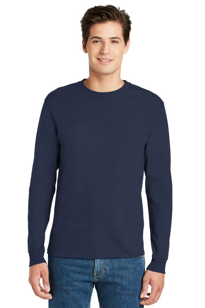 Hanes - Authentic 100% Cotton Long Sleeve T-Shirt. 5586