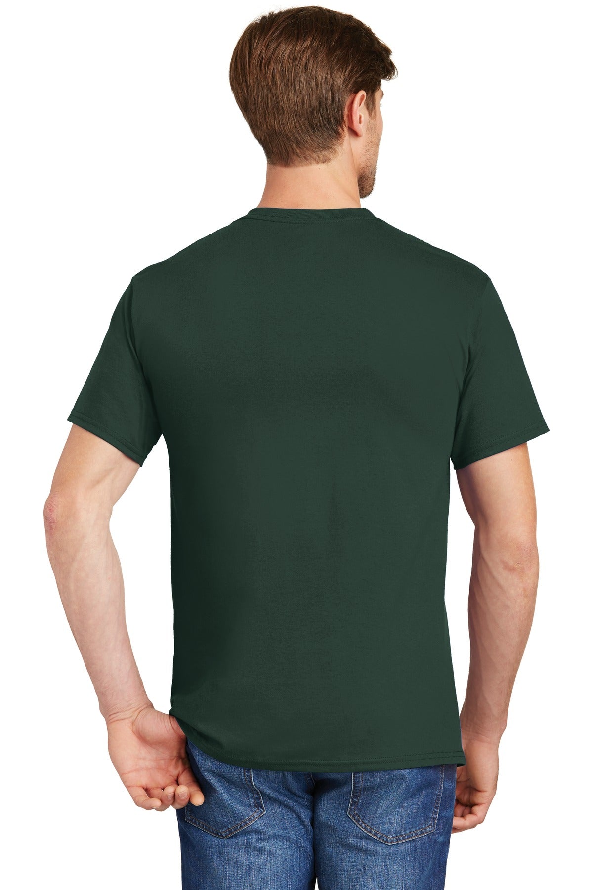 Hanes - Authentic 100% Cotton T-Shirt with Pocket. 5590