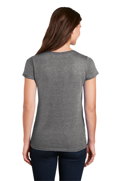 Gildan Ladies Heavy Cotton™ 100% Cotton V-Neck T-Shirt. 5V00L