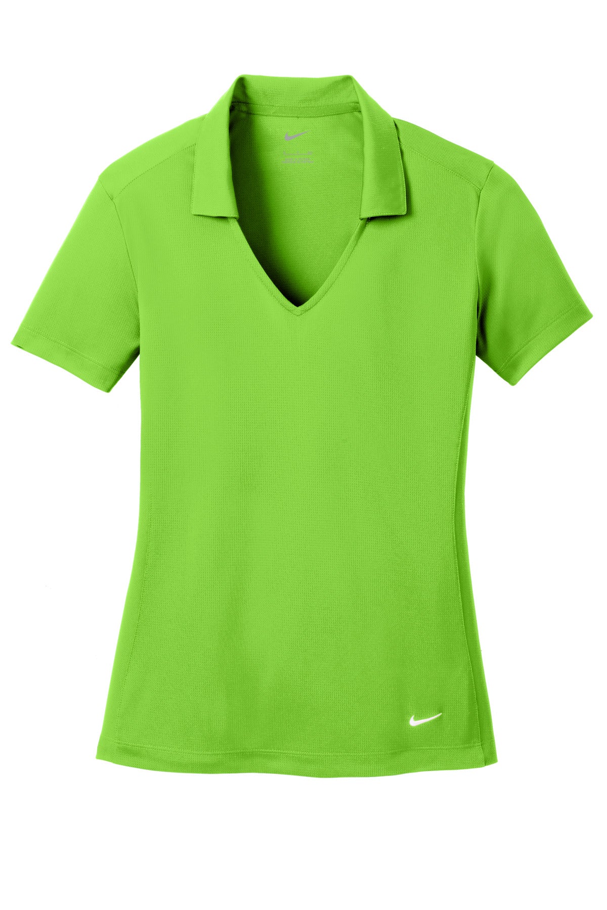 Nike Ladies Dri-FIT Vertical Mesh Polo. 637165