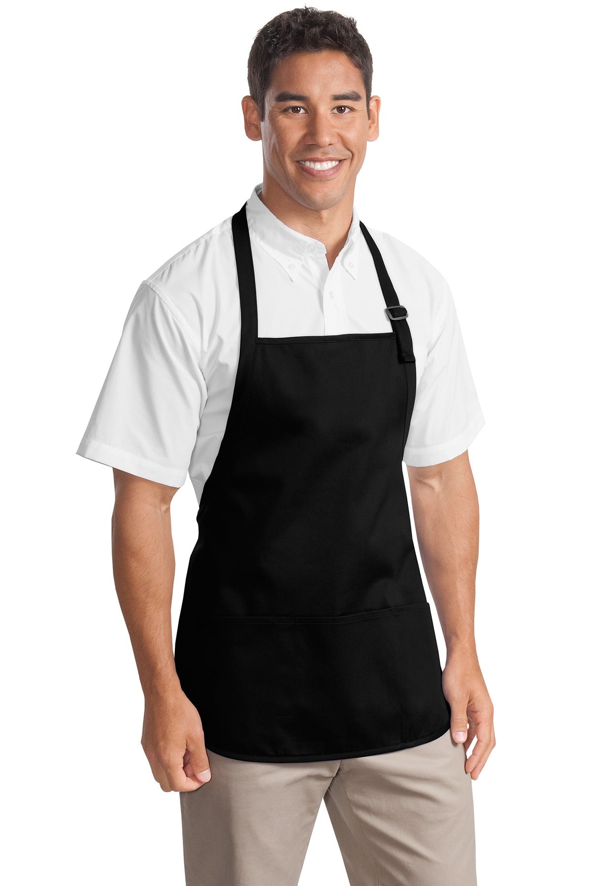 Port Authority Medium-Length Apron with Pouch Pockets. A510