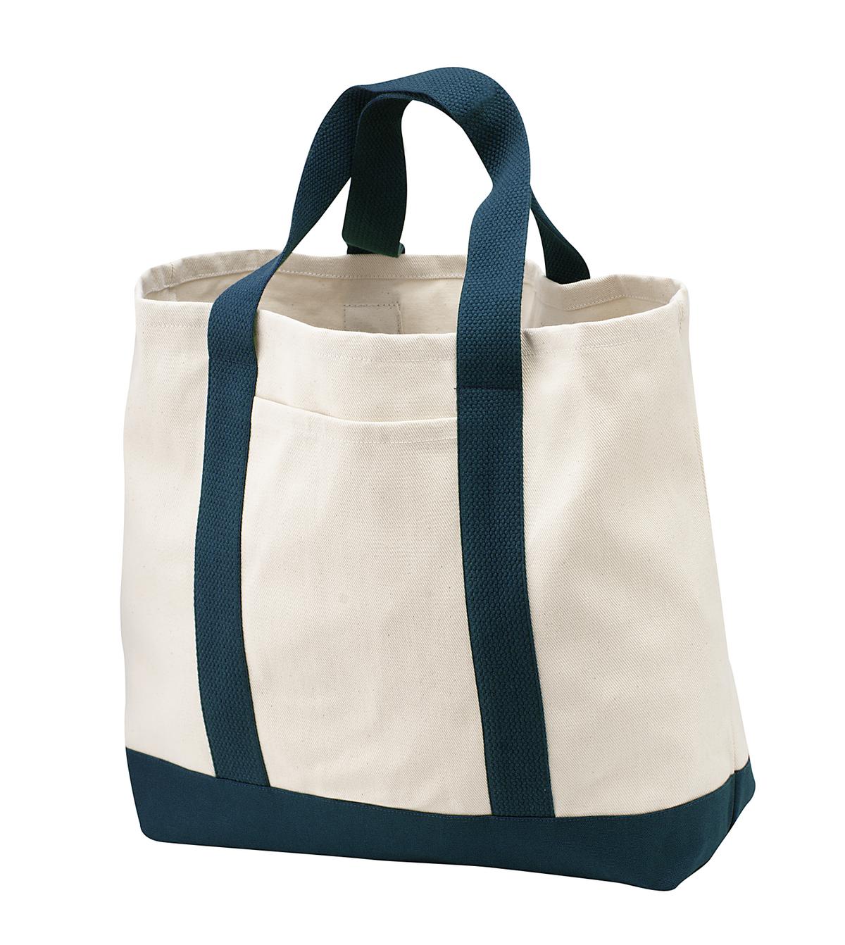 Port Authority - Ideal Twill Two-Tone Shopping Tote. B400