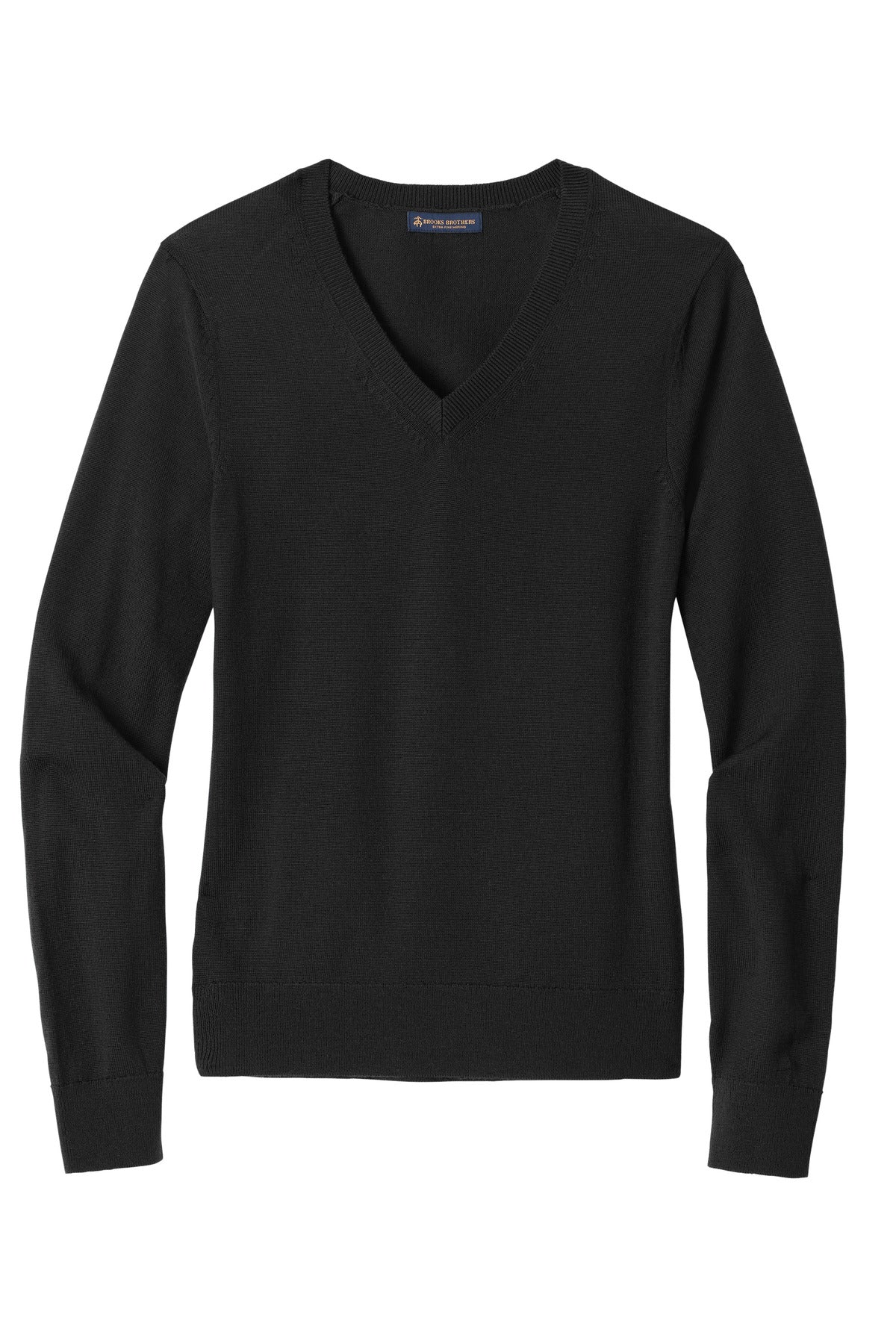 Brooks Brothers Women's Washable Merino V-Neck Sweater BB18411