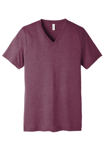 BELLA+CANVAS Unisex Triblend Short Sleeve V-Neck Te. BC3415