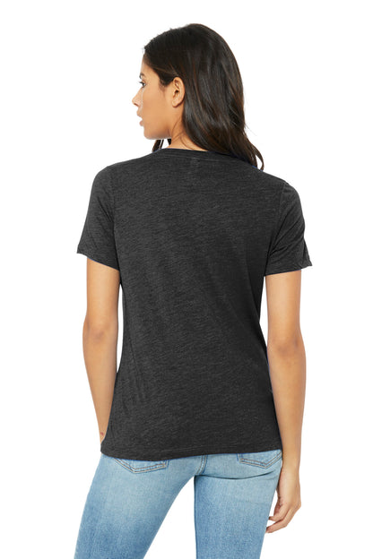 BELLA+CANVAS Women's Relaxed Triblend V-Neck Tee BC6415