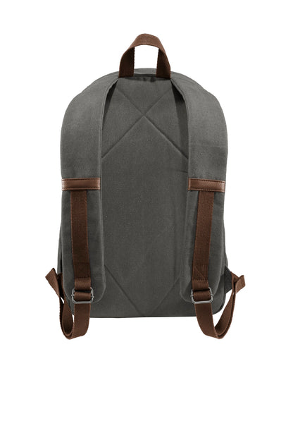 Port Authority Cotton Canvas Backpack. BG210