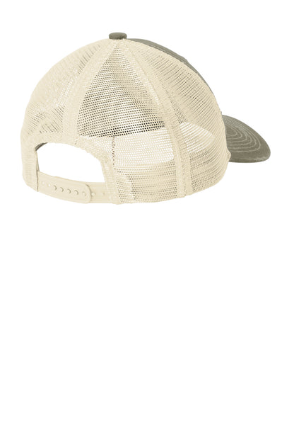 Port Authority Distressed Mesh Back Cap C600