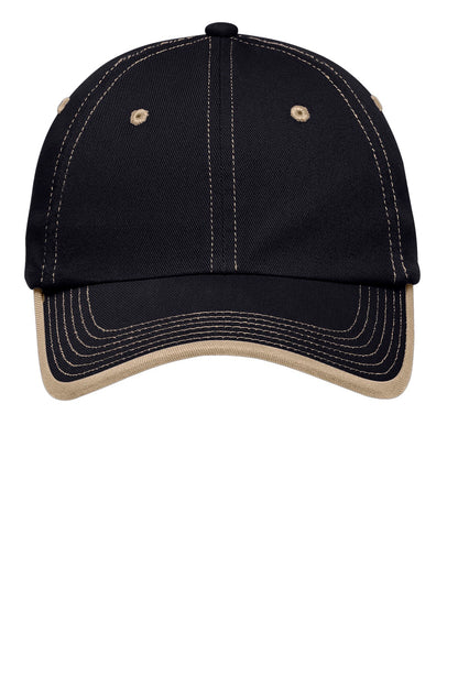 Port Authority Vintage Washed Contrast Stitch Cap. C835